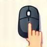 Icon representing a mouse click.